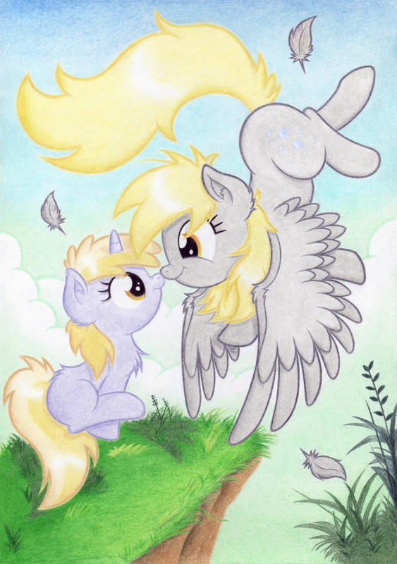 derpy hooves and dinky hooves (friendship is magic and etc) created by agamnentzar