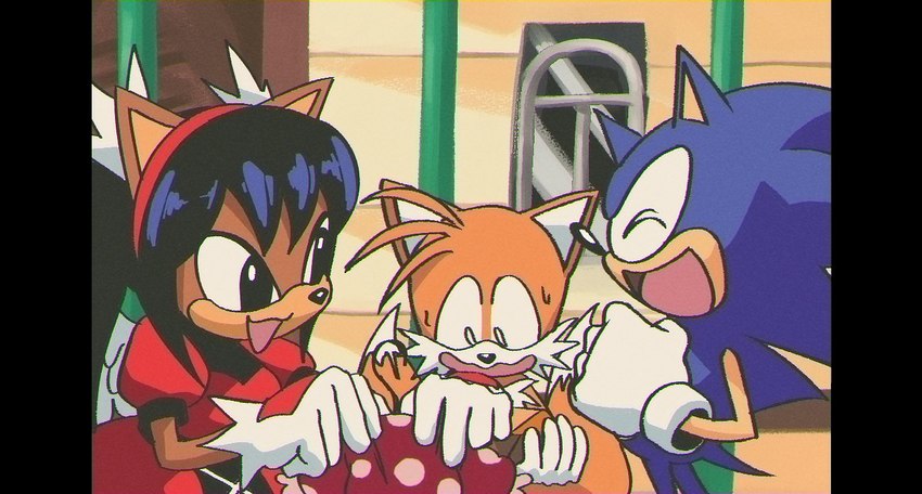 classic sonic, classic tails, honey the cat, miles prower, and sonic the hedgehog (sonic the hedgehog (series) and etc) created by kolsan