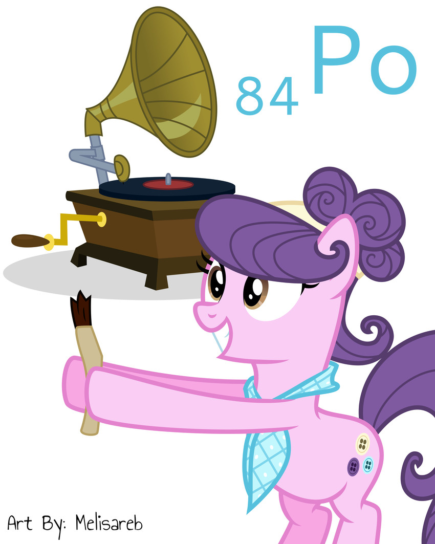 blue_body blue_hair brush female feral gramophone green_eyes grin hair necktie on_hind_legs polonium simple_background smile solo text white_background melisareb friendship_is_magic hasbro my_little_pony suri_polomare_(mlp) earth_pony equid equine horse mammal pony 2020 4:5 absurd_res english_text hi_res