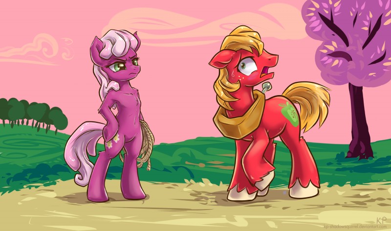 big macintosh and cheerilee (friendship is magic and etc) created by karol pawlinski