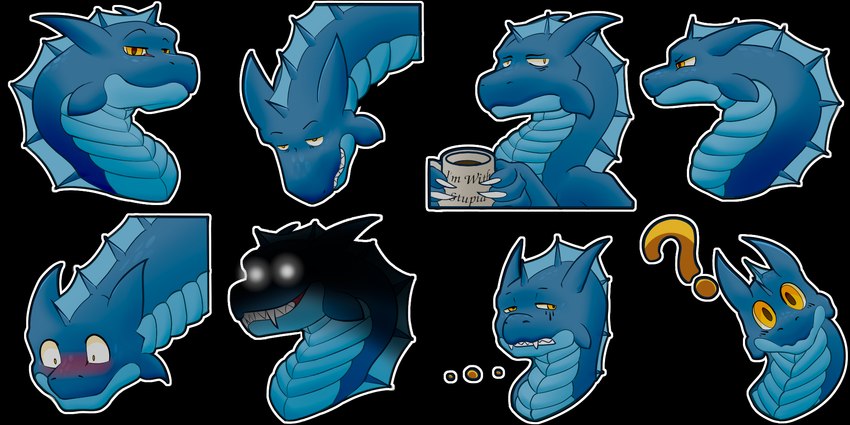 blue_body blue_scales expressions looking_at_viewer male scales solo sticker yellow_eyes frostidragon mythology iristrasz_(ilirej) dragon mythological_creature mythological_scalie scalie 2:1 alpha_channel hi_res sketch_page