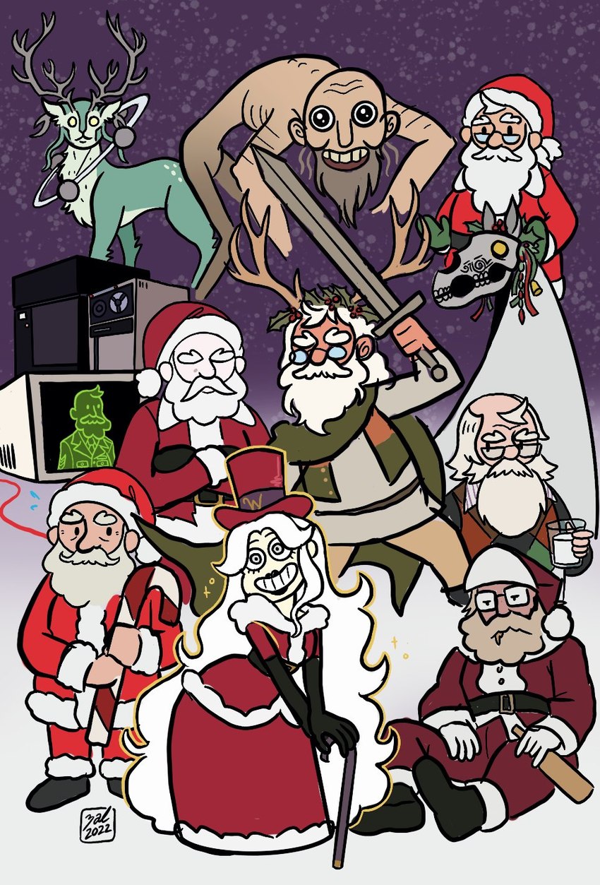 dr. wondertainment, holly light, santa claus, scp-186-de, scp-2412-j, and etc (scp foundation german branch and etc) created by zal-cryptid