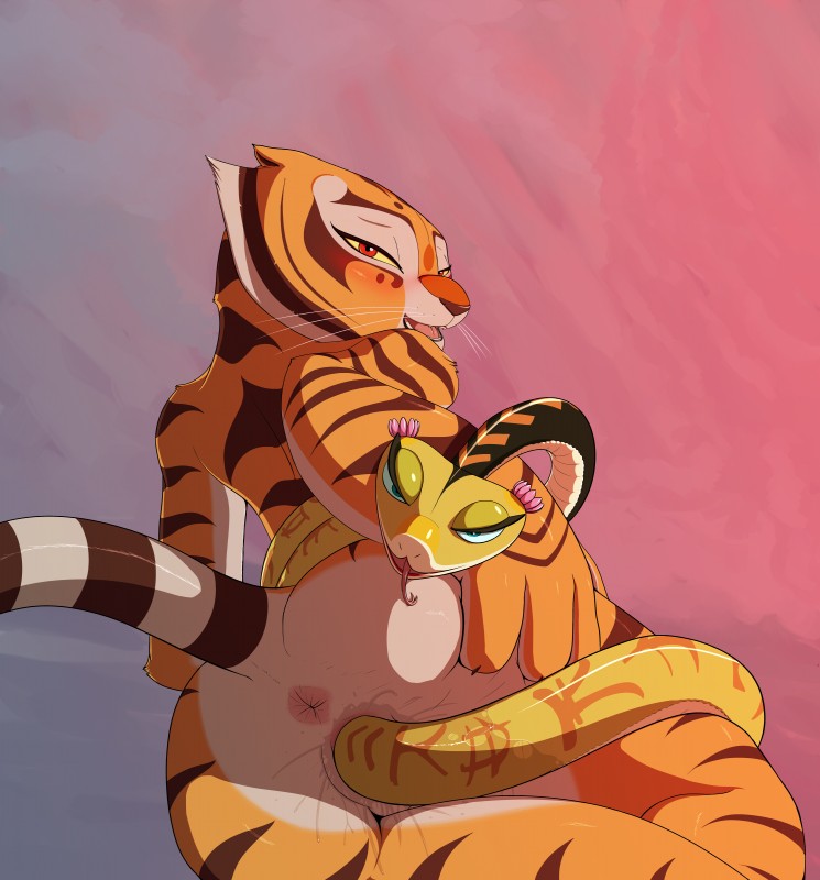 master tigress and master viper (kung fu panda and etc) created by sabrotiger