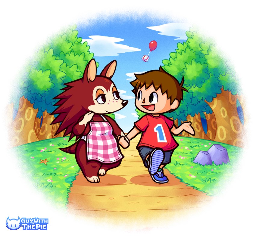 sable able and villager (animal crossing and etc) created by guywiththepie