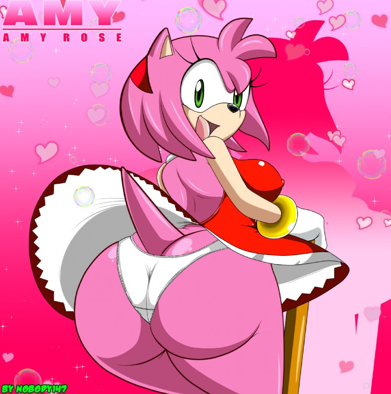 amy rose (sonic the hedgehog (series) and etc) created by nobody147