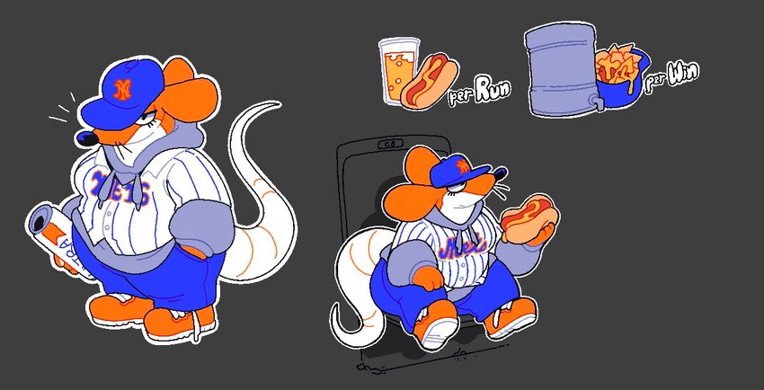 metsrat (new york mets and etc) created by boot (artist)