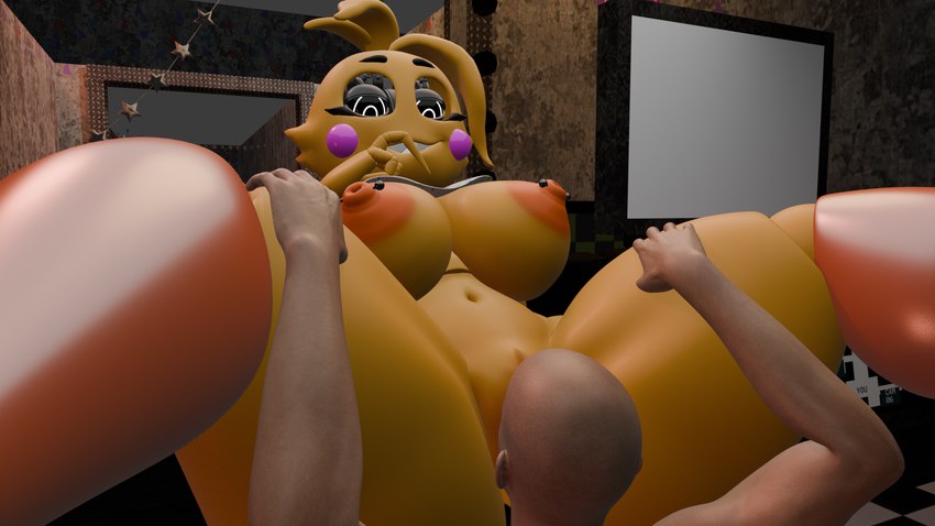 anthro breasts cunnilingus duo female genitals leg_grab looking_at_another looking_pleasured machine male male/female nipple_piercing nipples oral piercing sex spread_legs spreading thigh_grab vaginal karmanic_mizery five_nights_at_freddy's five_nights_at_freddy's_2 scottgames chica_(fnaf) lovetaste_chica toy_chica_(fnaf) human humanoid mammal robot 16:9 hi_res widescreen