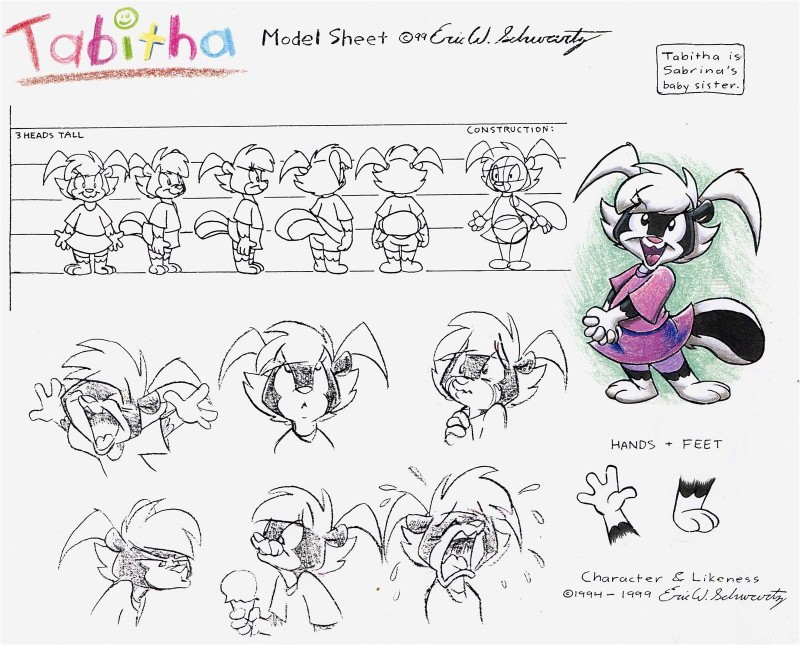 tabitha (sabrina online) created by eric schwartz