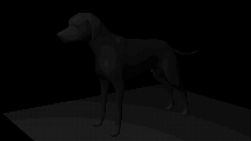 animal_genitalia black_background dots feral fully_sheathed genitals grey_sheath male novel paws pointillism sheath simple_background solo lavinahusky canid canine canis domestic_dog mammal 16:9 monochrome widescreen