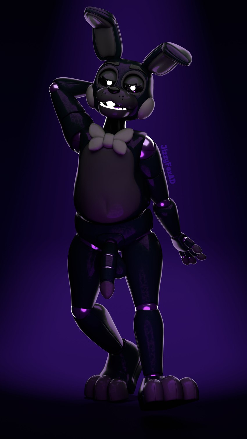 shadow bonnie (five nights at freddy's 2 and etc) created by jizzyfox