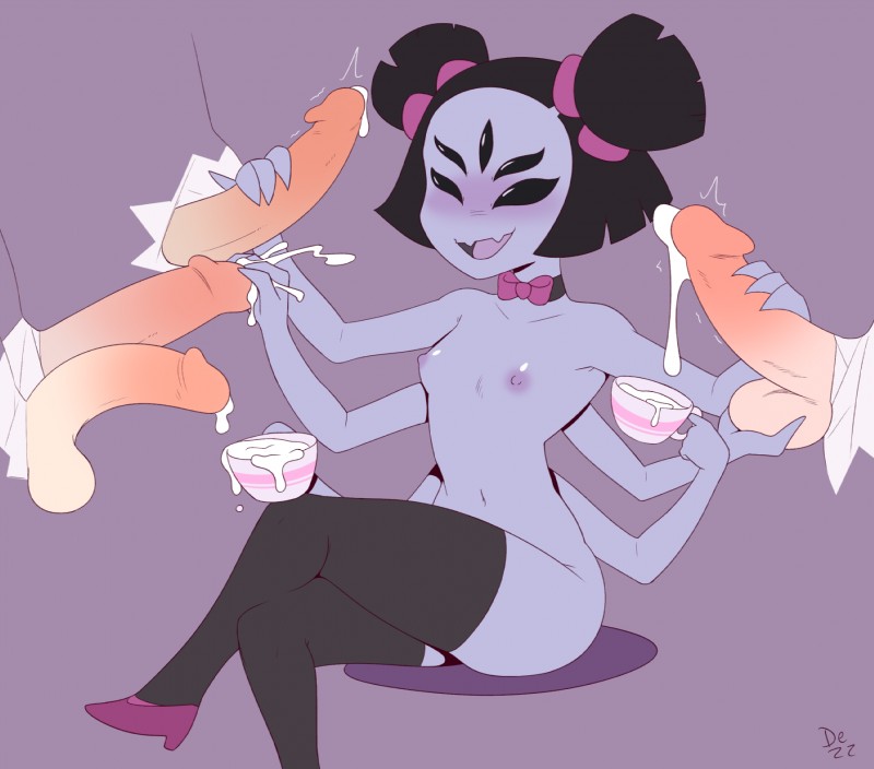 muffet (undertale (series) and etc) created by dezz