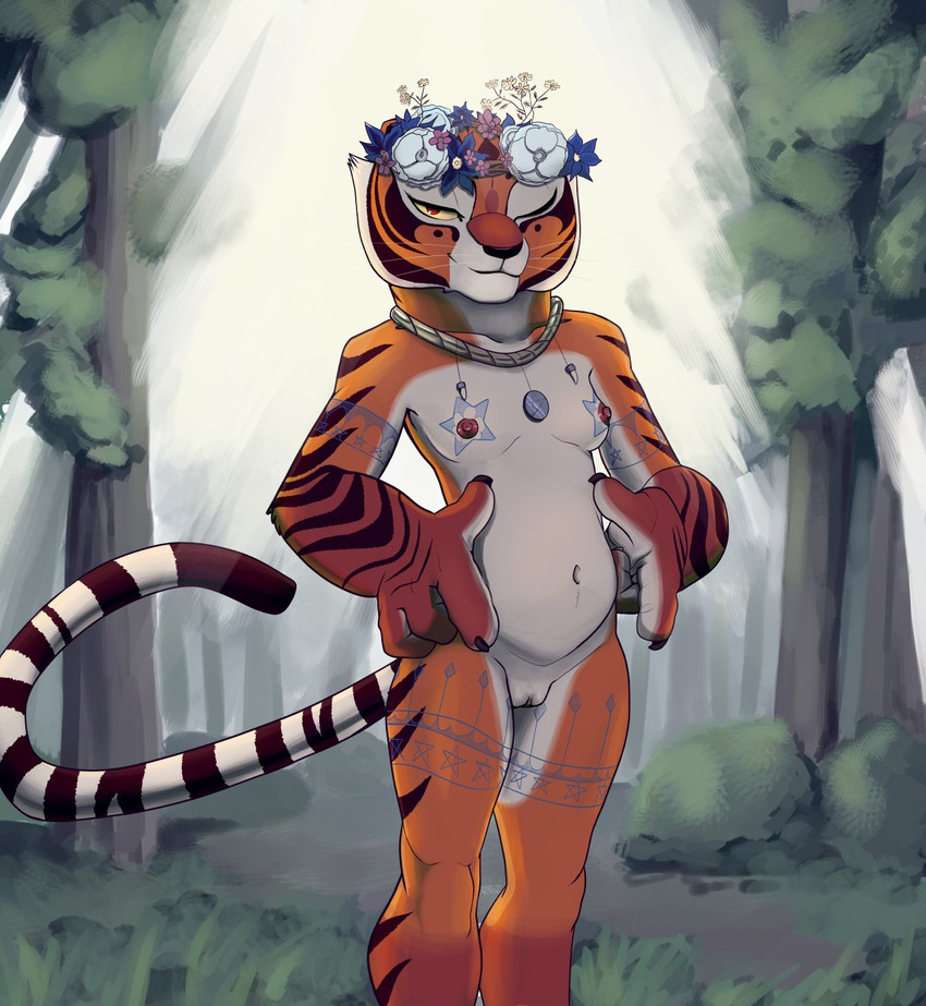 master tigress (kung fu panda and etc) created by sabrotiger