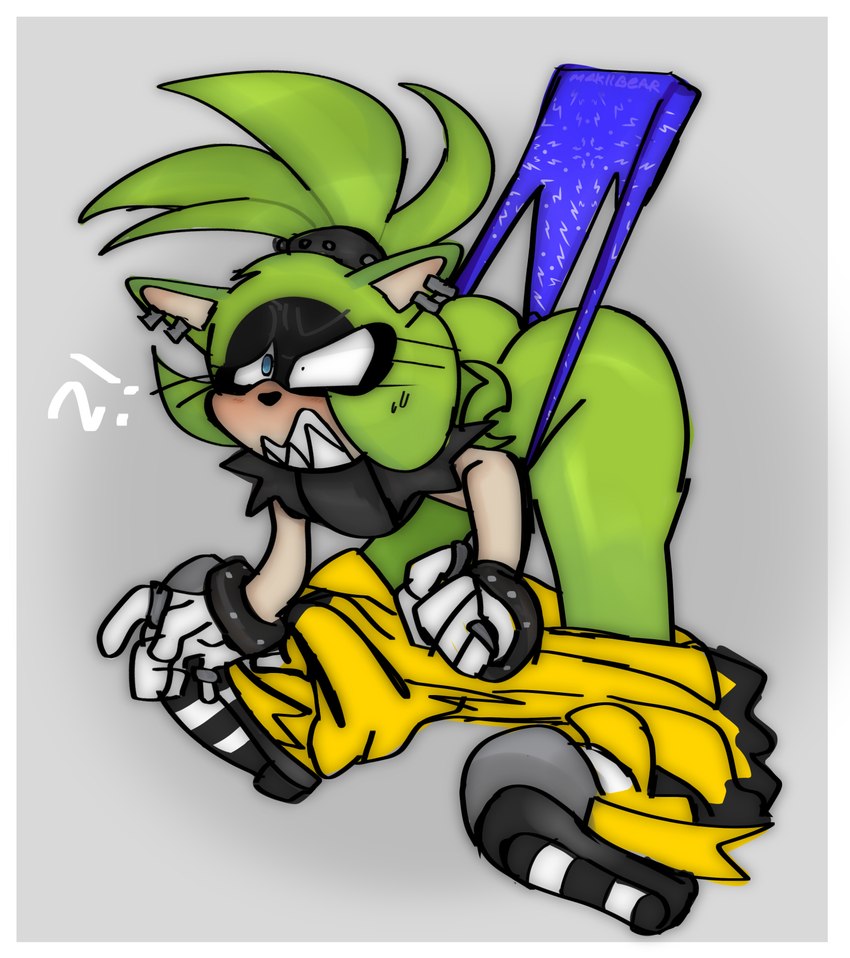 surge the tenrec (sonic the hedgehog (comics) and etc) created by makii-bear