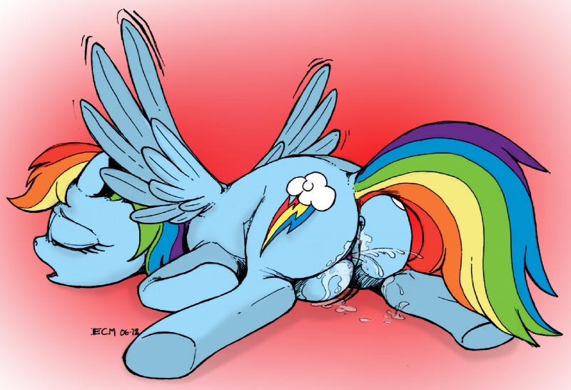 rainbow dash (friendship is magic and etc) created by ecmajor and third-party edit