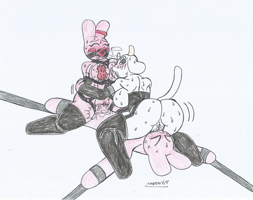 bunny maloney, candy bunny, and charlotte (bunny maloney) created by marlon64