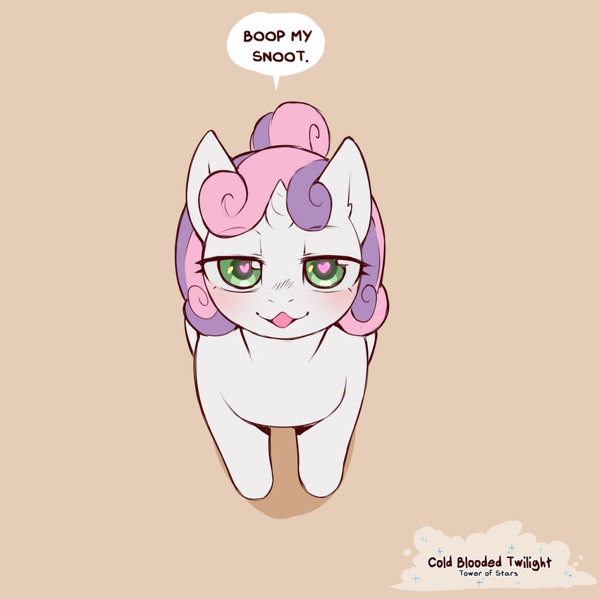 sweetie belle (friendship is magic and etc) created by cold-blooded-twilight