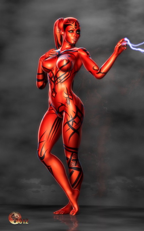 5_fingers 5_toes areola barefoot biped breasts collarbone exposed_breasts feet female fingers genitals hand_on_chest indoor_nudity inside lekku_(anatomy) navel nipples not_furry nude nude_female nude_humanoid pseudo_hair pussy red_body red_skin solo standing tattoo toes yellow_sclera darthhell star_wars darth_talon alien alien_humanoid humanoid twi'lek 2012 3d_(artwork) 5:8 digital_media_(artwork) hi_res