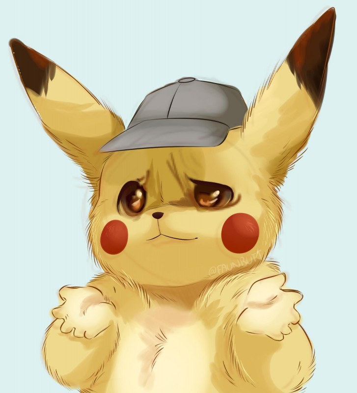 detective pikachu (pokemon detective pikachu and etc) created by feve