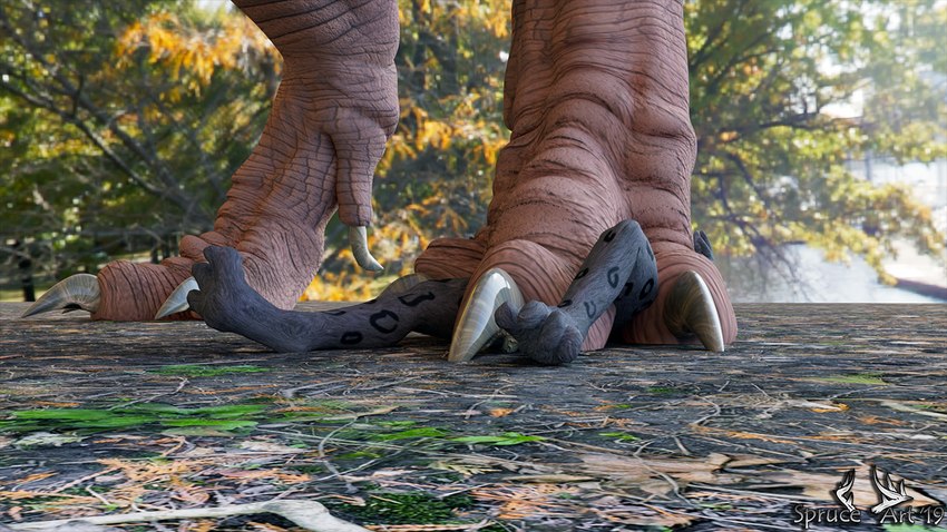 ambiguous_gender anthro duo feet feral foot_fetish foot_focus foot_play male paws png_file sprucethedeer jax_cane dinosaur felid feline mammal pantherine prehistoric_species reptile saurid scalie snow_leopard 16:9 2019 3d_(artwork) digital_media_(artwork) widescreen