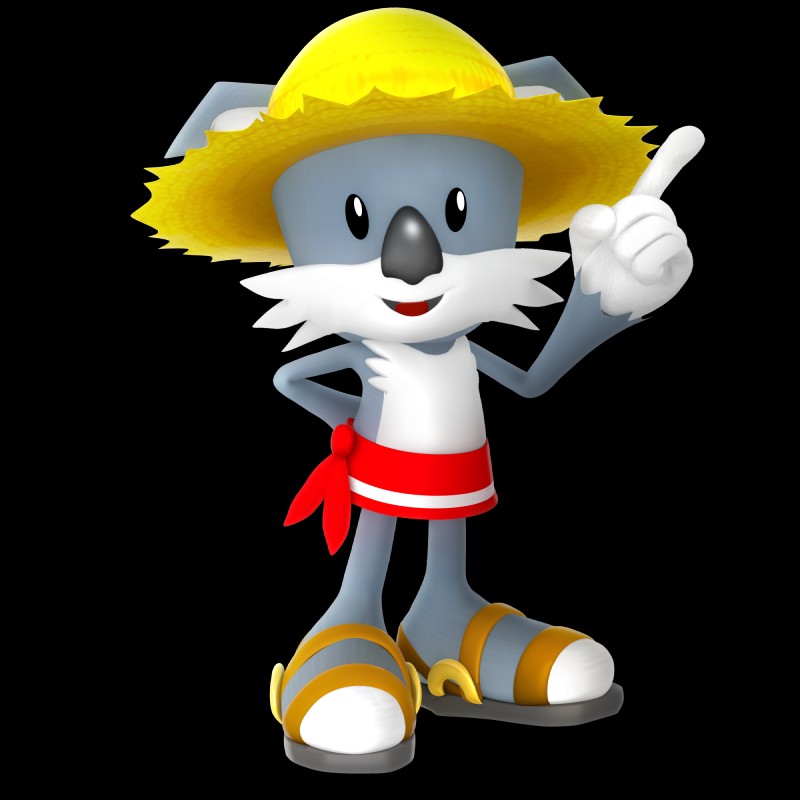 anthro black_eyes chest_tuft clothing featureless_feet feet footwear fur grey_body grey_fur male sandals shoes simple_background smile solo transparent_background tuft white_body white_fur nibroc-rock sega sonic_the_hedgehog_(series) setter_(sonic) koala mammal marsupial vombatiform 1:1 alpha_channel hi_res