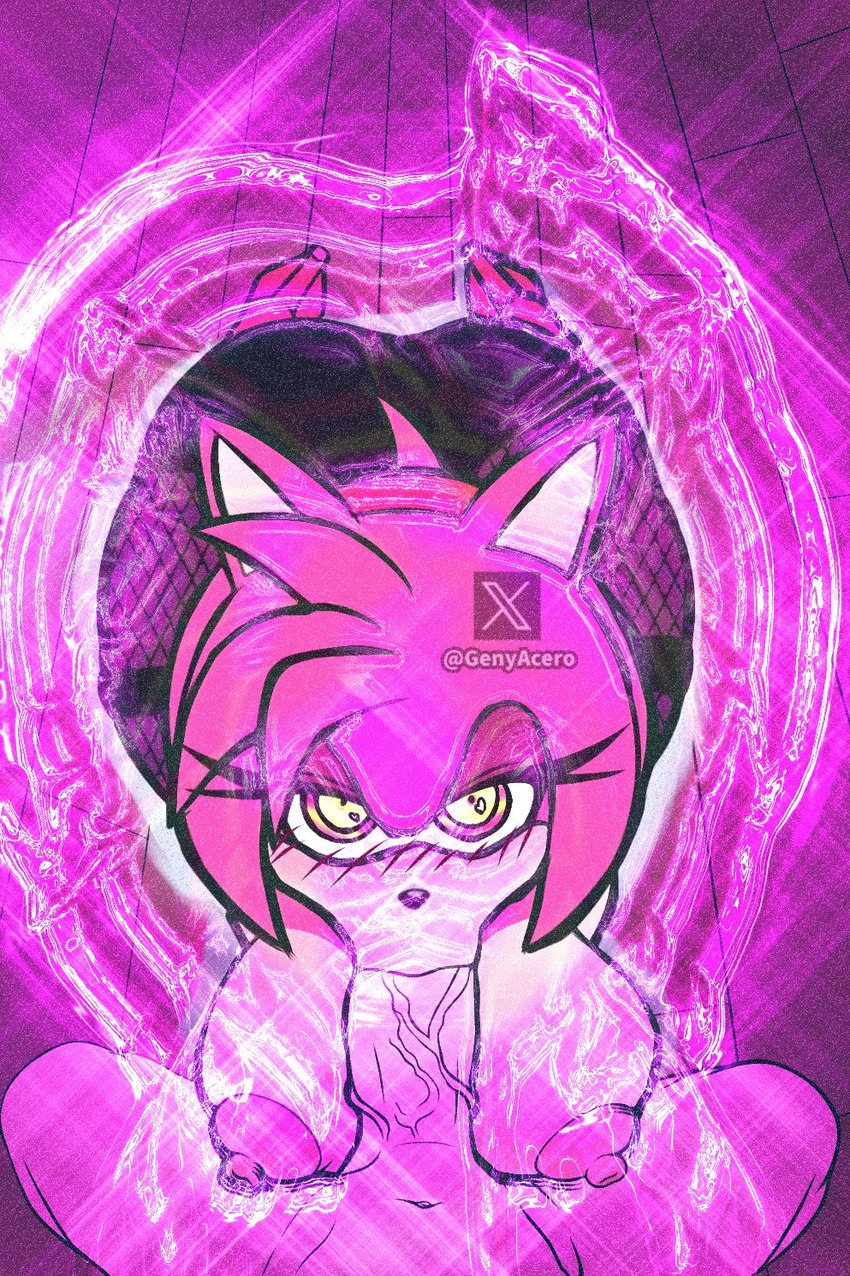 amy rose (sonic the hedgehog (series) and etc) created by genyacero