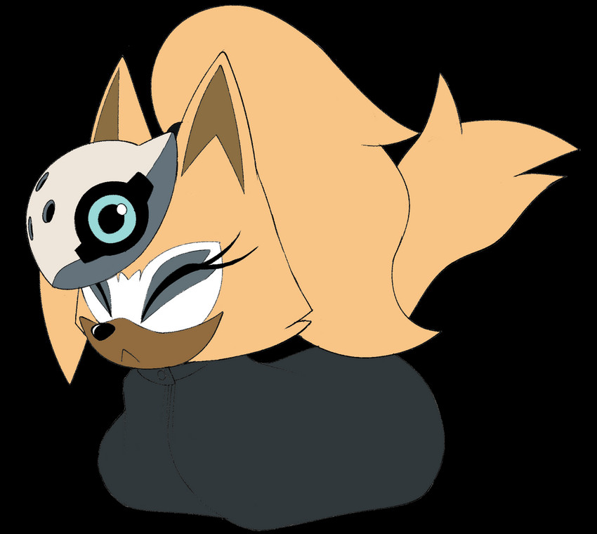 angry anthro blonde_hair clothed clothing female fur hair loaf mask simple_background solo ravrous idw_publishing sega sonic_the_hedgehog_(comics) sonic_the_hedgehog_(idw) sonic_the_hedgehog_(series) whisper_the_wolf canid canine canis mammal wolf alpha_channel hi_res