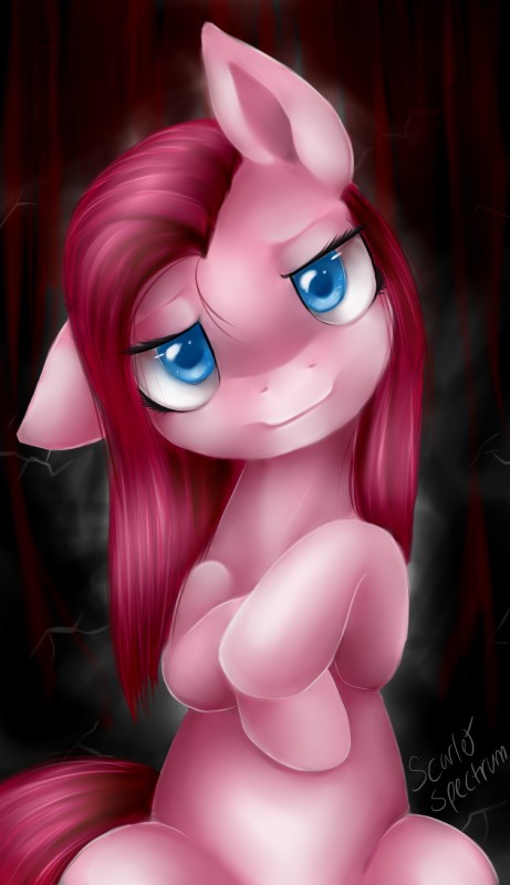 pinkamena and pinkie pie (friendship is magic and etc) created by scarlet-spectrum