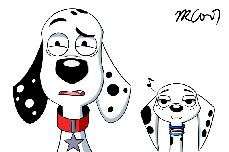 dolly and dylan (101 dalmatian street and etc) created by rex100