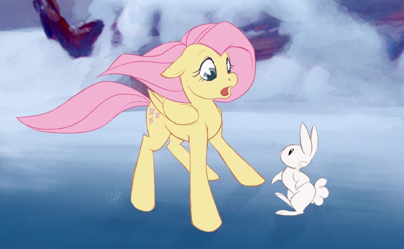 fluttershy (friendship is magic and etc) created by rollingrabbit