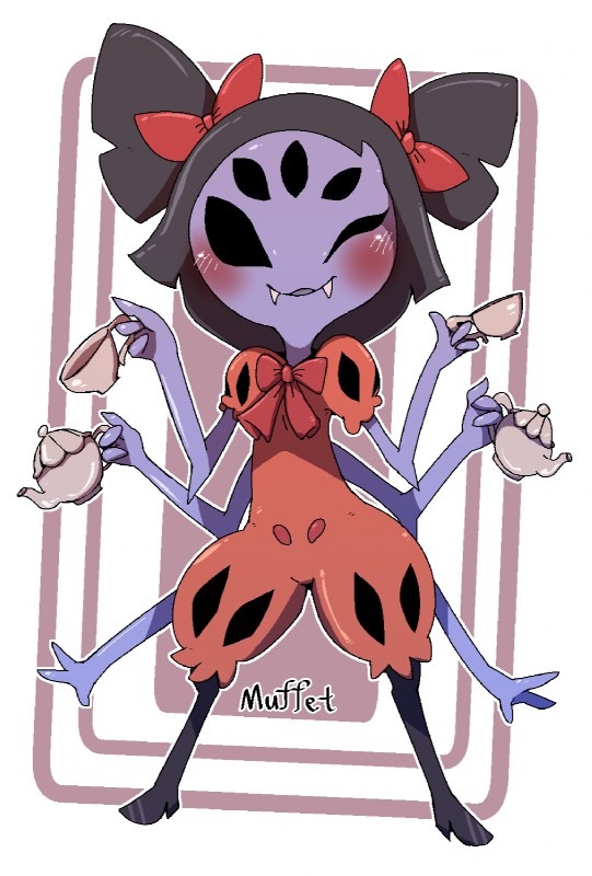 muffet (undertale (series) and etc) created by doneru