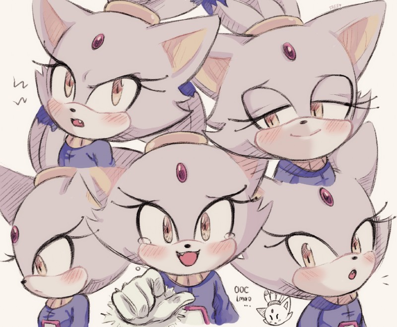 anthro clothed clothing female simple_background solo text white_background freedomfightersonic sega sonic_the_hedgehog_(series) blaze_the_cat domestic_cat felid feline felis mammal 2015