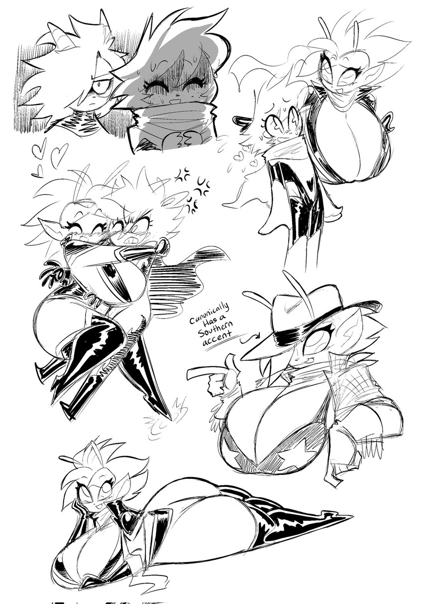 antennae_(anatomy) big_breasts big_butt bikini bikini_top blush bodily_fluids bodysuit boots breasts butt clothed clothing curvy_figure eyes_closed female footwear group hair hat headgear headwear heart_symbol high_heeled_boots high_heels horn hug huge_breasts humanoid_pointy_ears legwear lying male on_front one_eye_closed pointy_ears shoes simple_background skinsuit standing sweat swimwear text thick_thighs thigh_boots thigh_highs tight_clothing trio two-piece_swimsuit voluptuous white_background wide_hips theguywhodrawsalot penny_(theguywhodrawsalot) sara_(theguywhodrawsalot) valerie_(theguywhodrawsalot) alien alien_humanoid horned_humanoid human humanoid mammal 2023 english_text hi_res monochrome