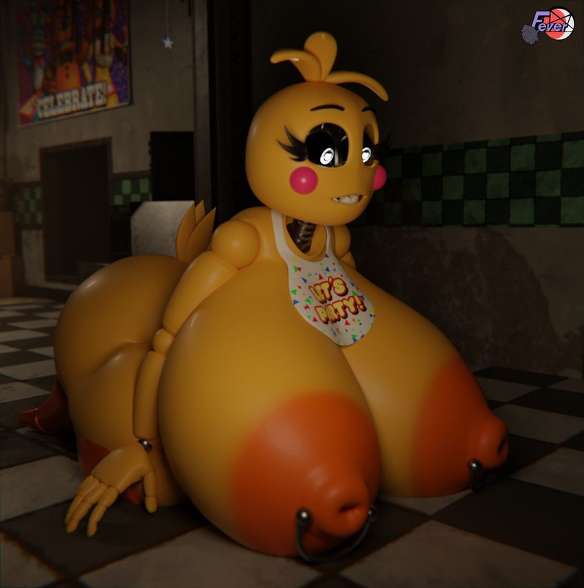 lovetaste chica and toy chica (five nights at freddy's 2 and etc) created by feversfm