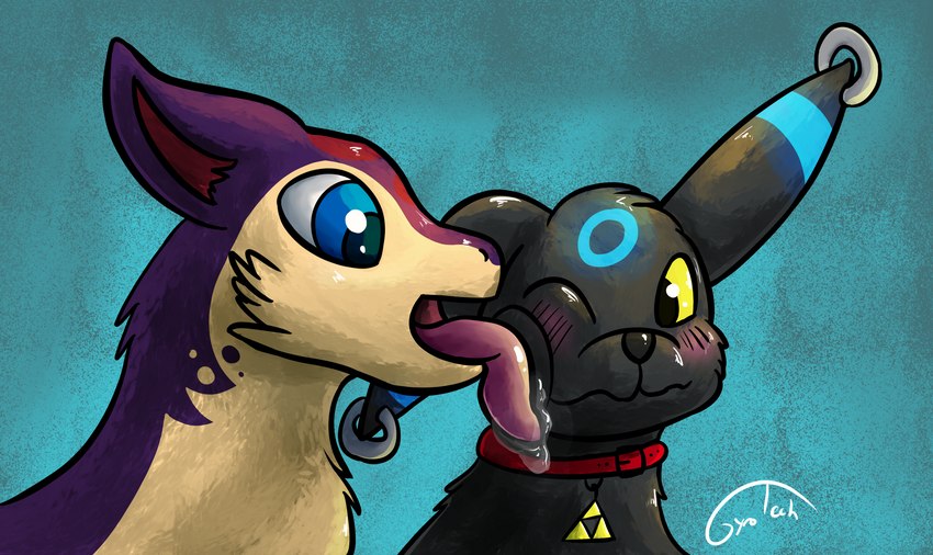 blitz, ebony the umbreon, and fan character (nintendo and etc) created by gyrotech