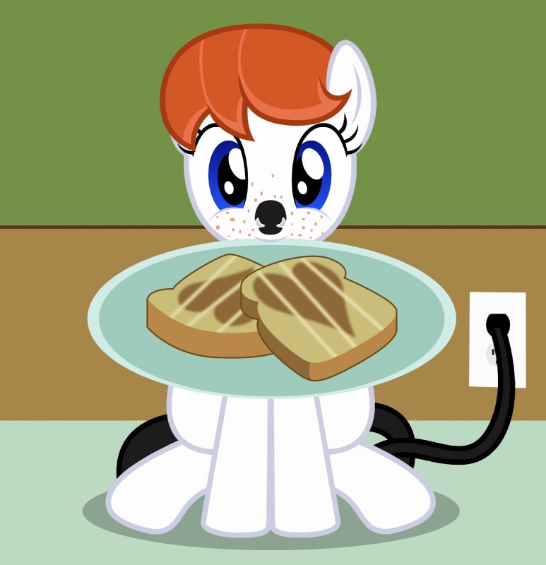 fan character and ginger-bread (my little pony and etc) created by badumsquish