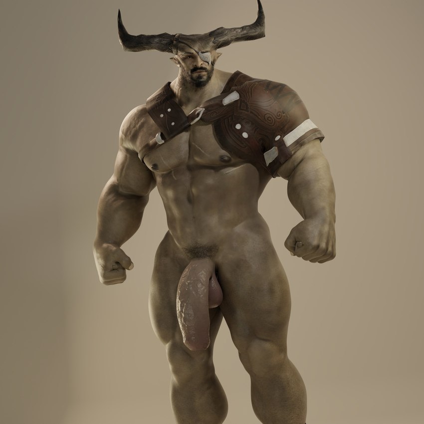 balls genitals grey_body male muscular muscular_humanoid muscular_male nipples not_furry pecs penis solo vein veiny_penis voluox bioware dragon_age electronic_arts iron_bull humanoid qunari 1:1 3d_(artwork) absurd_res digital_media_(artwork) hi_res