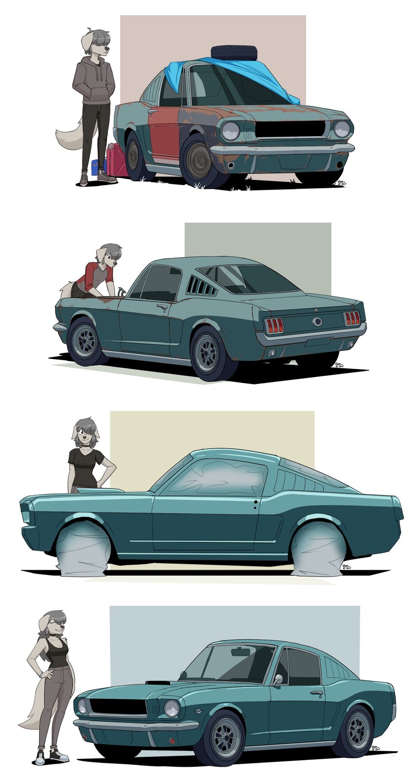 ashley weber (ford mustang and etc) created by 427deer