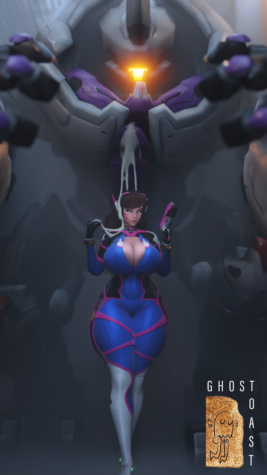 bodily_fluids breasts clothed clothing cum duo erection female genital_fluids genitals hair imminent_rape machine male male/female penis solo_focus ghostoast blizzard_entertainment overwatch d.va_(overwatch) humanoid robot 3d_(artwork) 9:16 digital_media_(artwork) hi_res