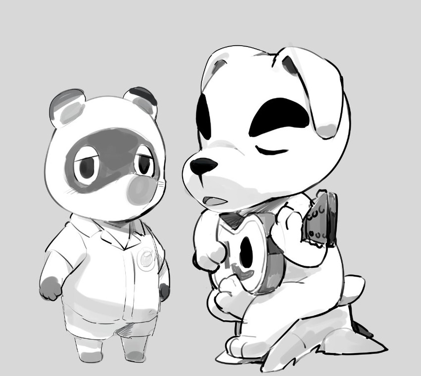 k.k. slider and tom nook (animal crossing and etc) created by masshiro