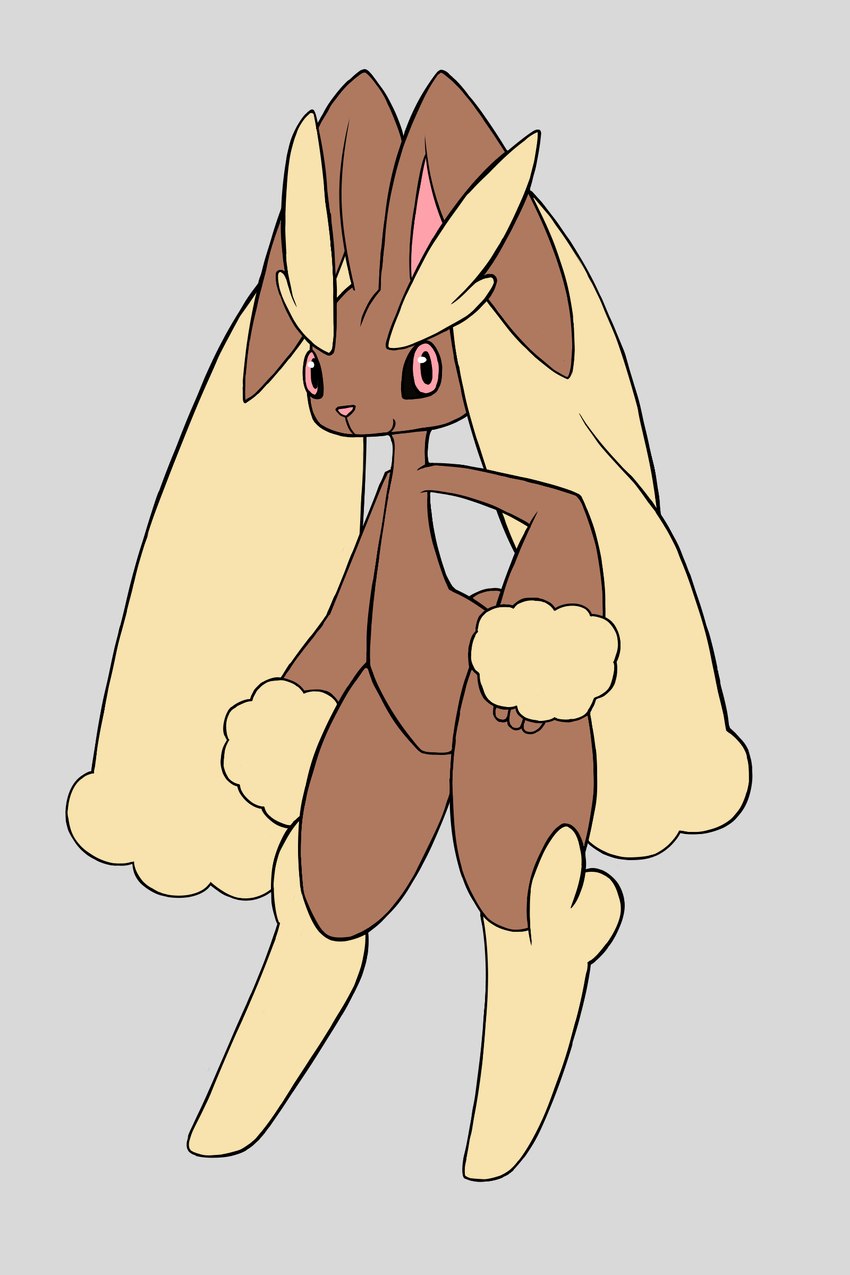 ambiguous_gender anthro boots brown_body clothing floppy_ears footwear fur fur_boots fur_markings lop_ears markings shoes simple_background smile solo tail sheep_magik nintendo pokemon generation_4_pokemon lagomorph leporid lopunny mammal pokemon_(species) rabbit 2:3 absurd_res digital_media_(artwork) full-length_portrait hi_res portrait