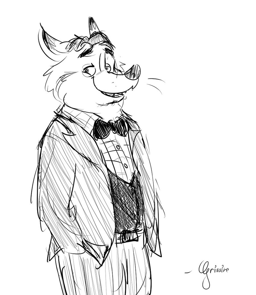 gideon grey (zootopia and etc) created by grivaire