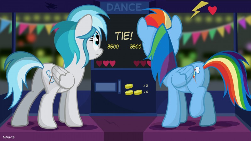 fan character and rainbow dash (friendship is magic and etc) created by noah-x3