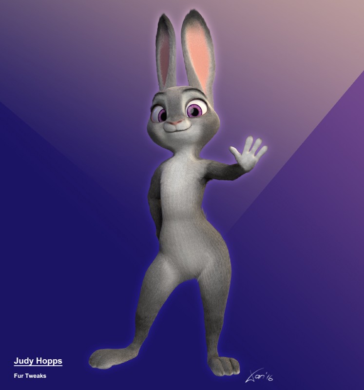 judy hopps (zootopia and etc) created by xanaeth
