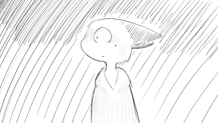 anthro biped black_eyes clothed clothing ears_back female front_view frown fur hoodie looking_aside markings mole_(marking) pivoted_ears pupils slit_pupils solo topwear wide_eyed dragonweirdo animal_crossing nintendo olivia_(animal_crossing) domestic_cat felid feline felis mammal 16:9 hi_res monochrome widescreen