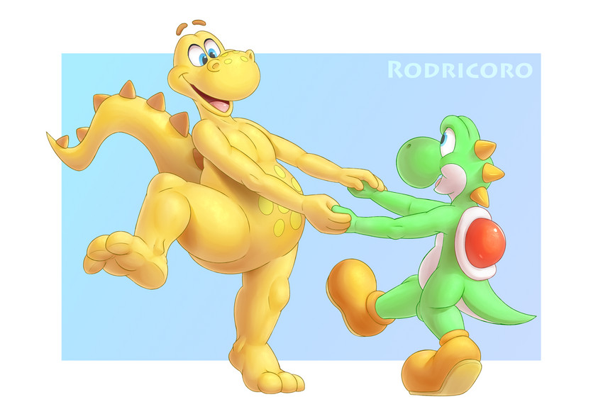 cheesasaurus rex (mario bros and etc) created by rodricoro