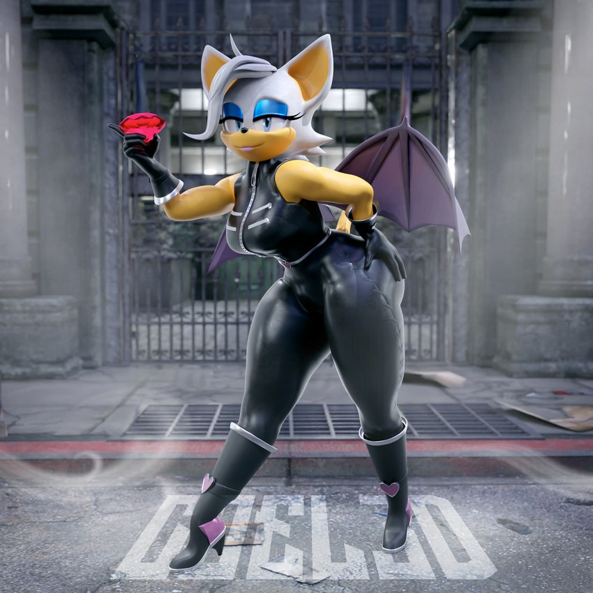 alternate_costume big_breasts big_butt blue_eyeshadow boots breasts butt chaos_emerald clothed clothing curvy_figure eyeshadow female footwear gem gloves handwear high_heeled_boots high_heels makeup membrane_(anatomy) membranous_wings shoes small_waist solo thick_thighs voluptuous voluptuous_female wings coel3d sega sonic_the_hedgehog_(series) rouge_the_bat bat mammal 1:1 3d_(artwork) absurd_res digital_media_(artwork) hi_res