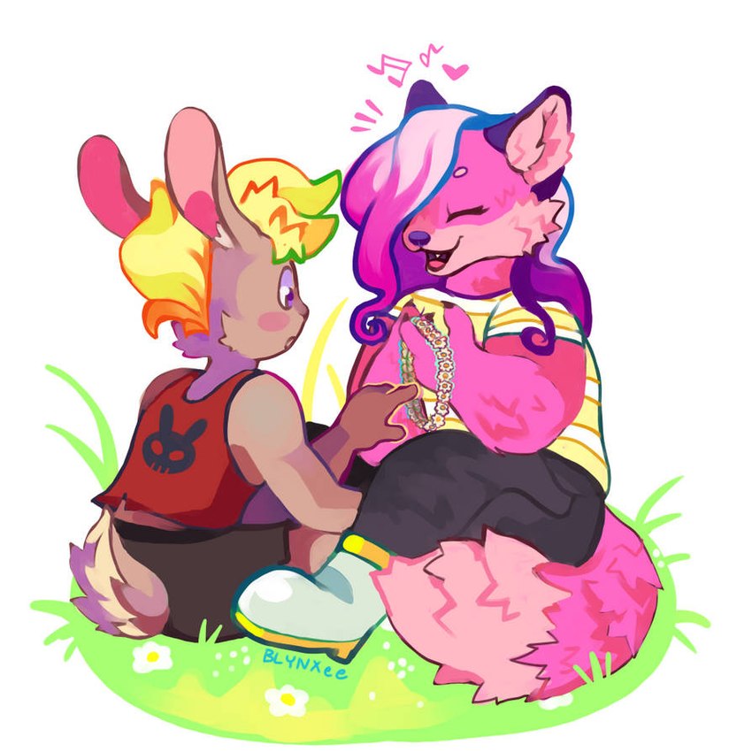 allison goleta and melody amaranth (super lesbian animal rpg) created by blynxee