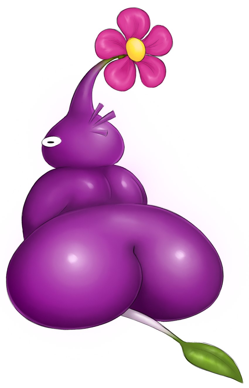 ambiguous_gender big_butt butt duo facesitting huge_butt not_furry nude obese obese_humanoid overweight overweight_humanoid plant sitting_on_another sinood1e nintendo pikmin elemental_creature flora_fauna humanoid pikmin_(species) purple_pikmin white_pikmin hi_res