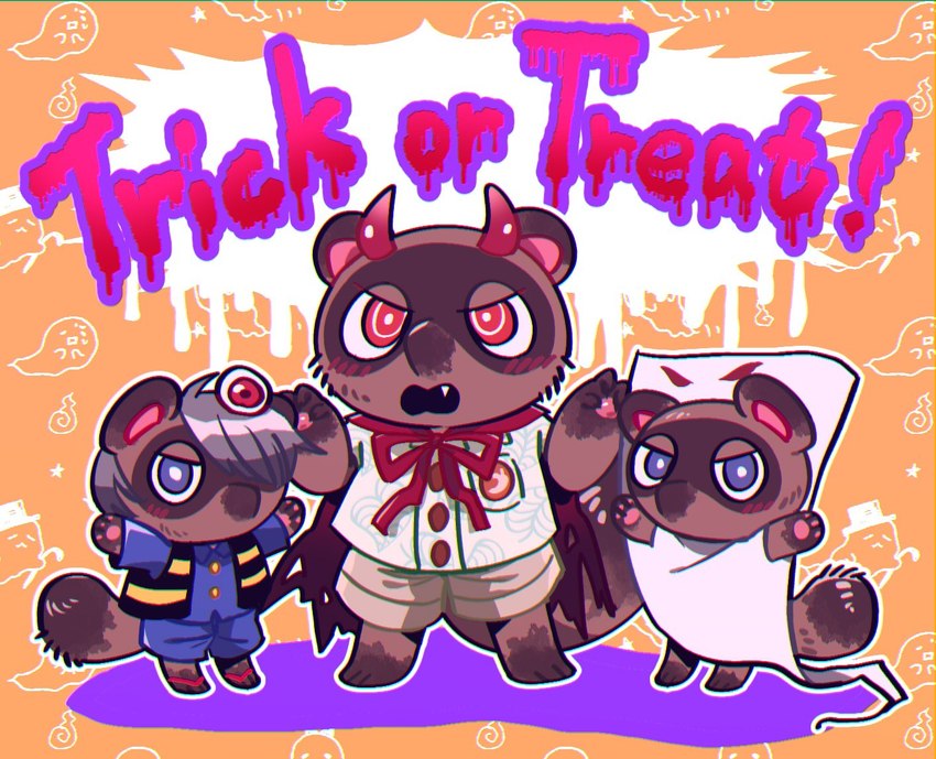 timmy nook, tom nook, and tommy nook (animal crossing and etc) created by shandrawaka