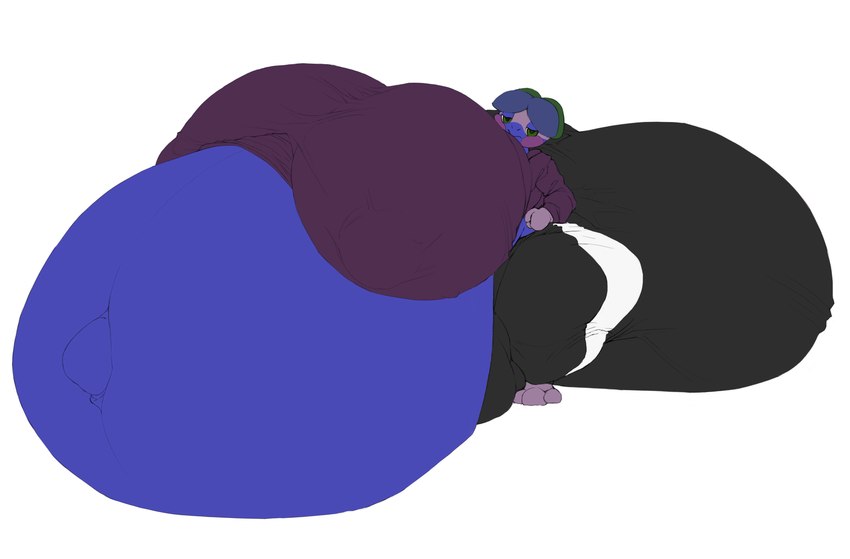 anthro belly big_belly big_breasts big_bulge big_butt black_bottomwear black_clothing black_pants blue_belly blue_body bottomwear breasts bulge butt clothing emotionless exposed_belly female green_eyes huge_belly huge_breasts huge_bulge huge_butt hyper hyper_belly hyper_breasts hyper_bulge hyper_butt hyper_navel hyper_nipples hyper_pregnancy navel nipple_outline nipples outie_navel pants pregnant purple_cheeks purple_sweatshirt simple_background solo thick_thighs tight_clothing white_background yutic nintendo pokemon marco_(reathe) drizzile generation_8_pokemon lizard pokemon_(species) reptile scalie 2023 absurd_res colored colored_sketch digital_media_(artwork) flat_colors hi_res sketch male_(lore)